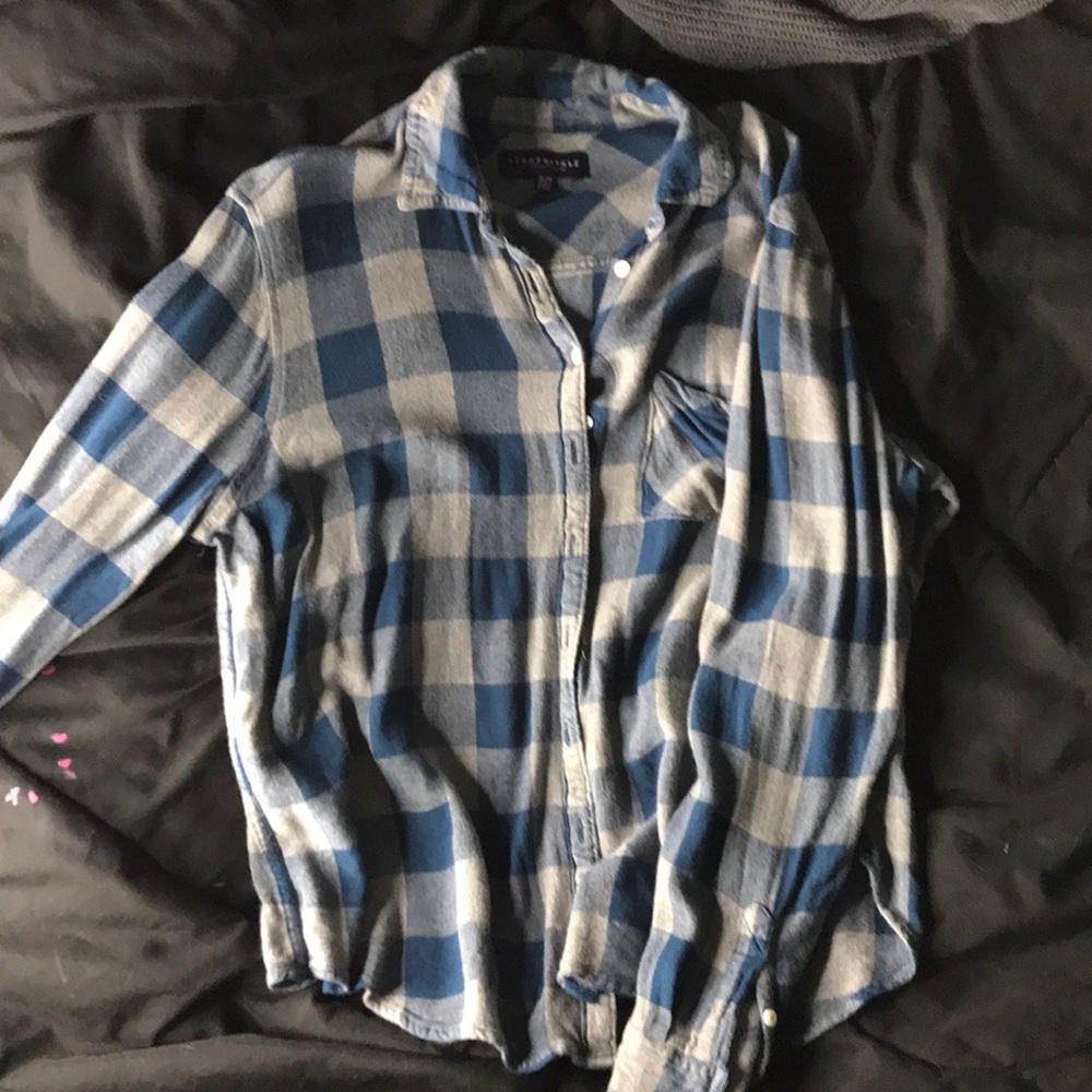 Blue Aeropostale flannel